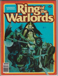 Warren Publishing! Ring of the Warlords! Issue Jan. 1979!