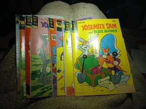 Yosemite Sam 8 Issue Bronze Age Gold Key Comics Lot Run Set Collection