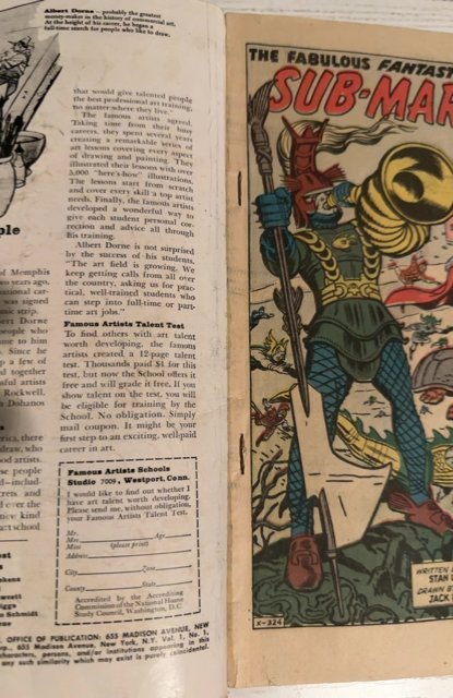 Fantastic Four Annual #1 (1963)submariner/ Spider-Man see dewcription