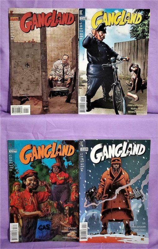 GANGLAND #1 - 4 Frank Quitely Tim Bradstreet Ed Brubaker (DC, 1998)! 