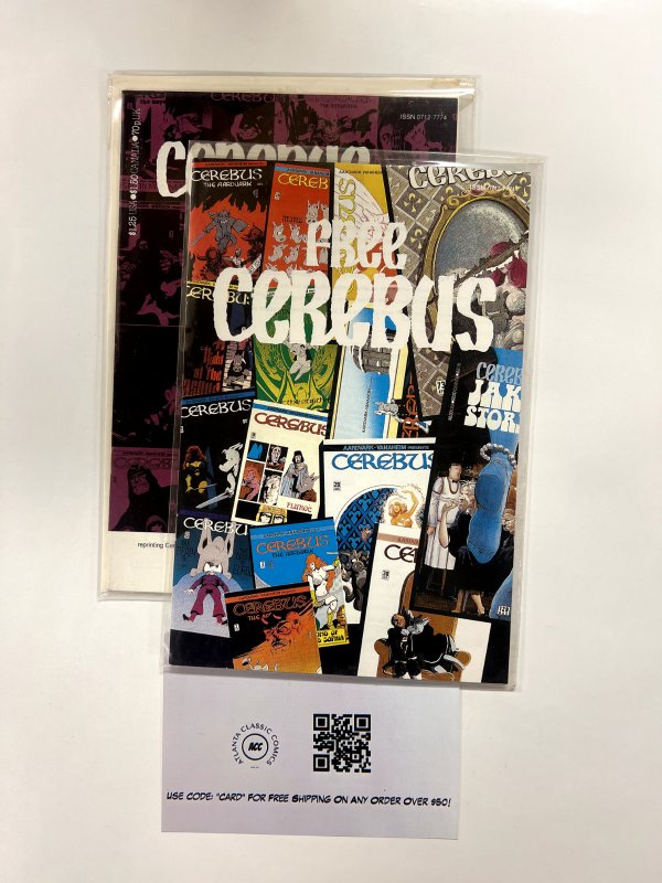 2 Cerebus Indie Comic Books #1 2 7 JS18