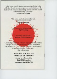 Kabuki Circle of Blood #1 (1995) - 8.0 VF *David Mack*