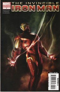 Invincible Iron Man #5 Variant Cover (2008)  NM+ 9.6 to NM/M 9.8  original owner