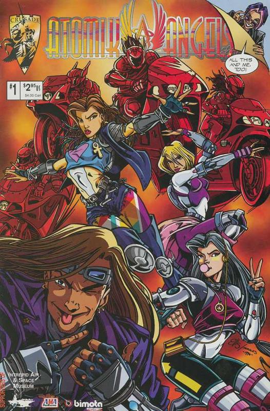 ATOMIK ANGELS 1-3,3A,4  William Tucci's complete series