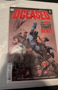 DCeased #1 (2019)Dynamic forces Capullo signed with coa sealed