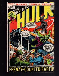 The Incredible Hulk #158 (1972) RHINO Appearance / ID#NN