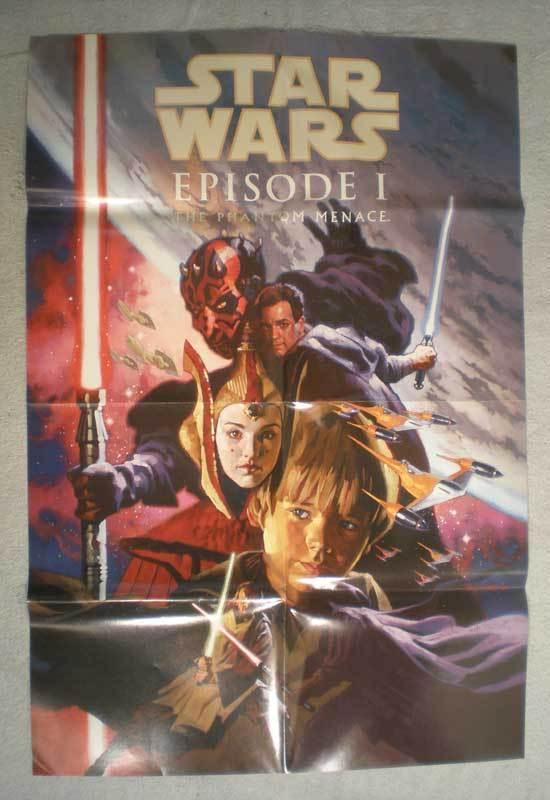 STAR WARS EPISODE I PHANTOM MENACE Promo Poster, Unused, more in our store