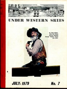 Under Western Skies #7 1/1979-Gabby Hayes-Duncan Renaldo-B-Westerns-VG