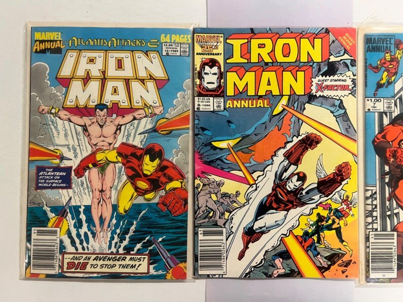 3 Iron Man Marvel Comic Books # 7 8 10 Defenders Avengers Spiderman Thor 62 SM5
