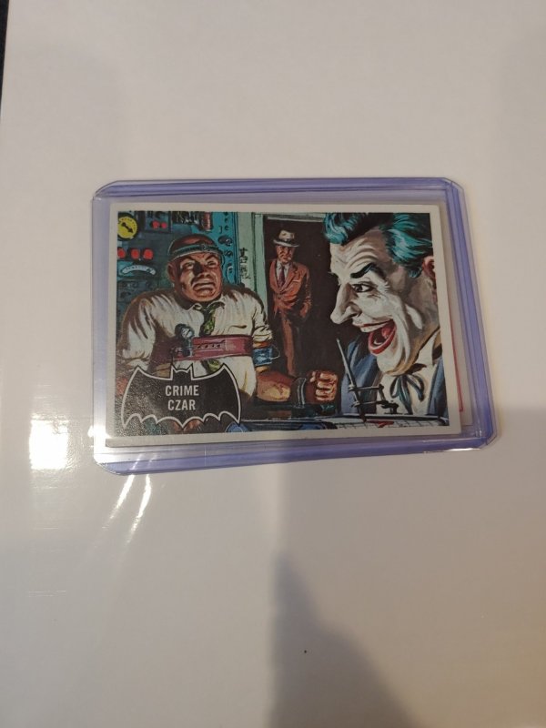 1966 Batman Card #10 - Black Symbol - Crime Czar JOKER