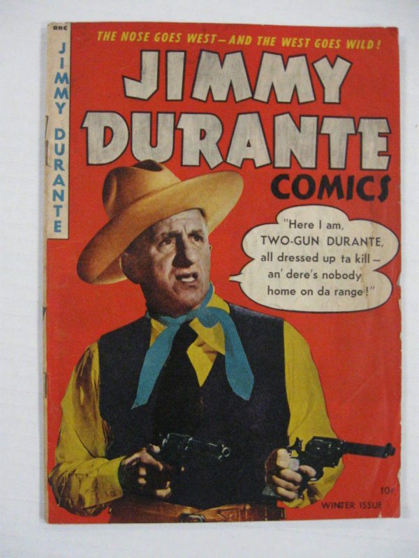 JIMMY DURANTE #20 G SCARCE PHOTO COVER