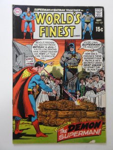 World's Finest Comics #187 (1969) VG Condition tape pull bottom of book