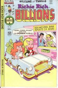 RICHIE RICH BILLIONS (1974-1982) 20 VF-NM Nov. 1977 COMICS BOOK