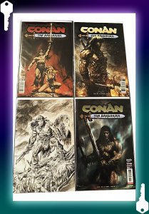 Conan 4 Book Lot HTF Covers [VF] Marvel Comics Exclusive