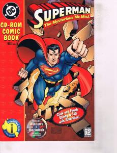 Lot Of 2 DC Comic Books Superman Mr. Mist CD  and Doomsday Wars Book 3 ON4