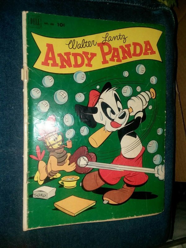 Walter Lantz Andy Panda #409 Four Color Comics Dell 1952 golden age cartoon book