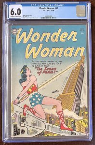 Wonder Woman #69 CGC 6.0 Fine Off White to White Pages