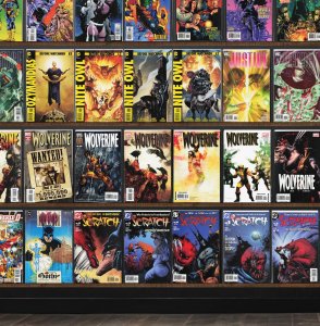 Huge Lot 140+ Comics with X-Force, Wolverine, Uncanny X-Force, Justice & More!