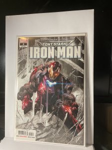 Tony Stark: Iron Man #2 Second Print Cover (2018)