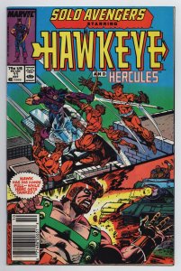 Solo Avengers Hawkeye #11 Hercules | 1st App of Bobcat (Marvel, 1988) FN