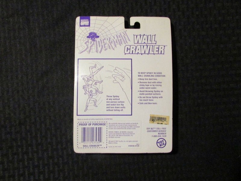1997 SPIDER-MAN Wall Crawler 4 Action Figure MOC C-6.0 Toy Biz 