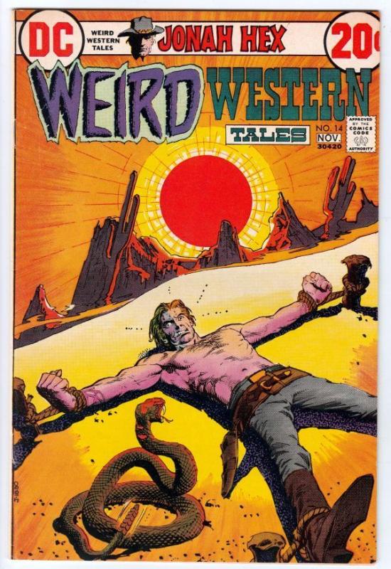 Weird Western Tales 14 strict  NM/NM- 9.2 High-Grade Jonah Hex Wythville Certif.