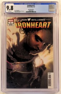 Ironheart #1 (2018) CGC 9.8 Hans Variant Cover