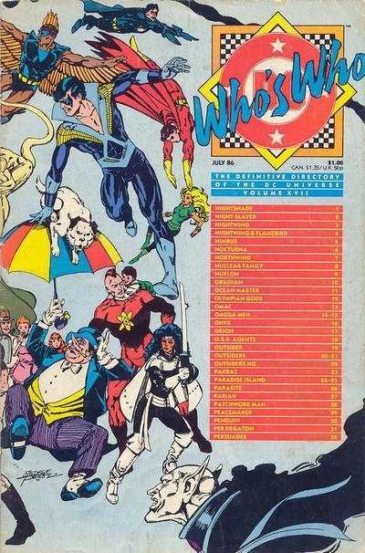 Who's Who: The Definitive Directory of the DC Universe #17, VF+ (Stock p...