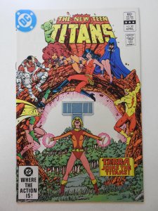 The New Teen Titans #30 Direct Edition (1983) Terra Joins Team! Sharp VF-NM Cond