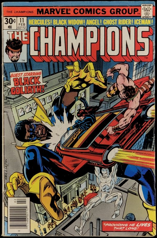 The Champions #11 (1977) VG-