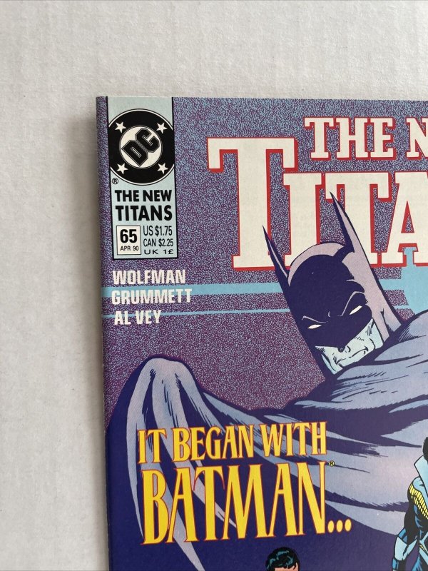 New Titans #65 Batman