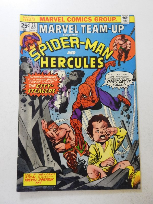 Marvel Team-Up #28 (1974) FN/VF Condition! MVS intact!