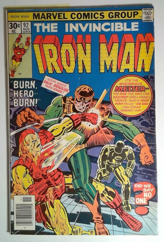 Iron Man #92 (1976) Marvel 6.0 FN Comic Book