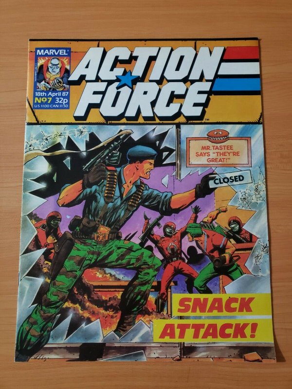 G.I.Joe Action Force #7 ~ NEAR MINT NM ~ 1987 Marvel Comics