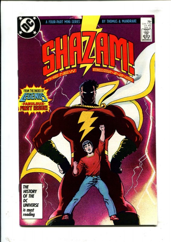 Shazam: New Beginning 2PC LOT #1, 4 - Tom Mandrake Covers (8.5) 1987