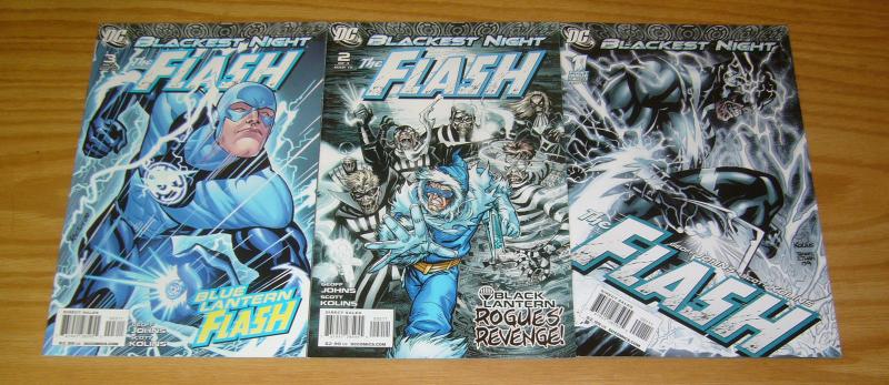 Blackest Night: Flash #1-3 VF/NM complete series - geoff johns - scott kolins 2