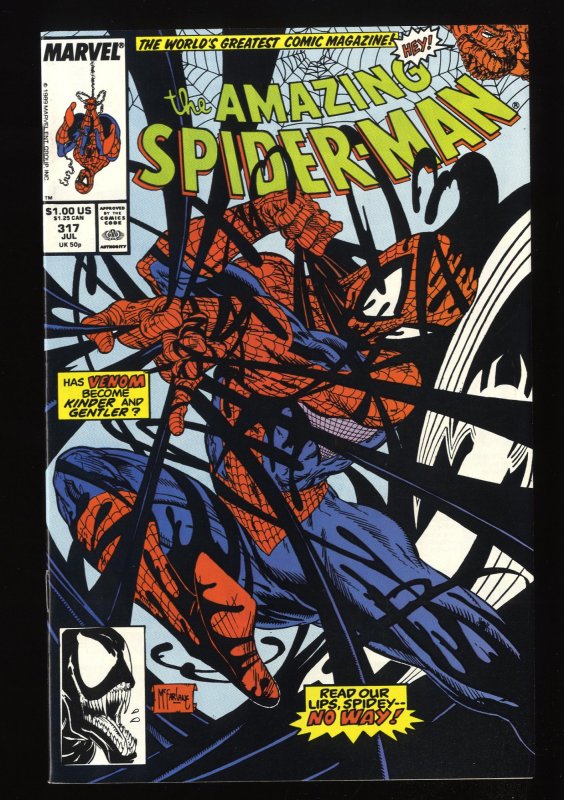 Amazing Spider-Man #317 VF/NM 9.0 Marvel Comics Spiderman Venom McFarlane!