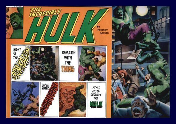 HULK PORTFOLIO FASTNER & LARSON 1980 Subby,Thing classi