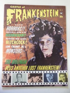 Castle of Frankenstein #6 (1964) GD+ Condition cover detached, 1 spine split