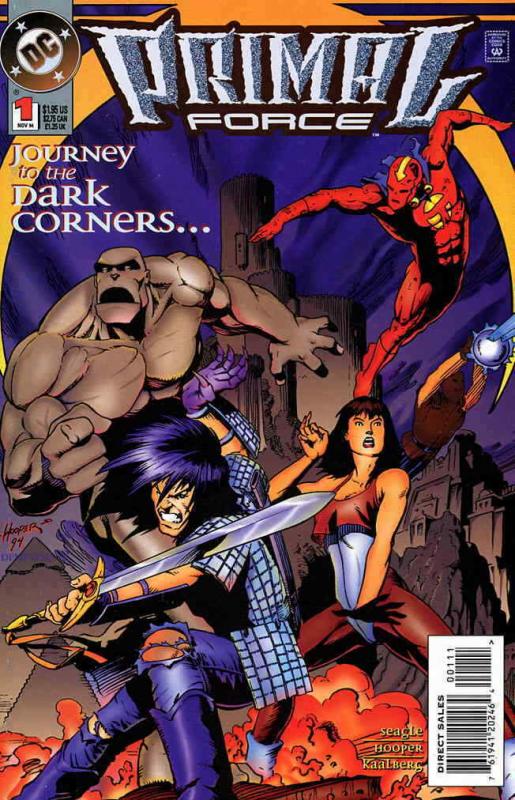 Primal Force #1 VF/NM; DC | save on shipping - details inside