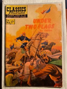Classics Illustrated #86 (1951) under two flags