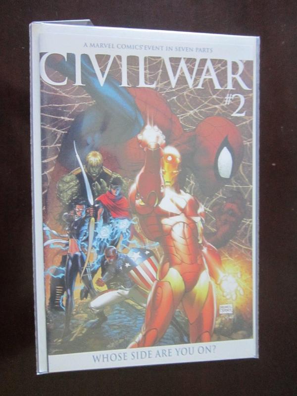 Civil War #1-7B average 9.2 - 9.4 - #3 is D 8.0 VF (2006-07)