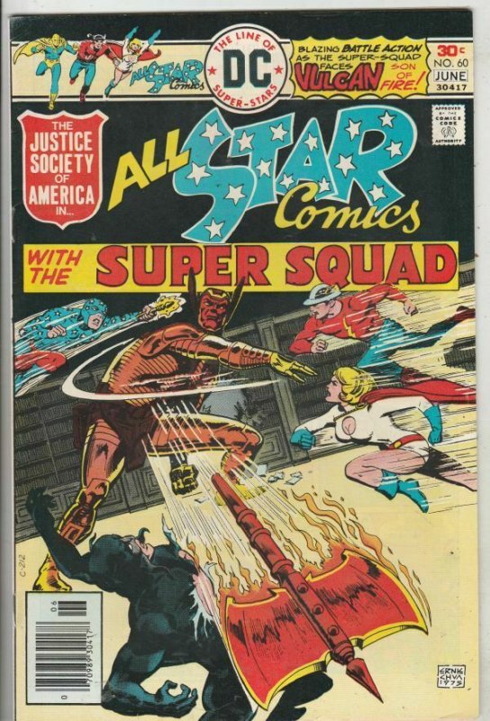 All-Star Comics # 60 Strict VF/NM High-Grade 1st Vulcan Artist Wally Wood Inks