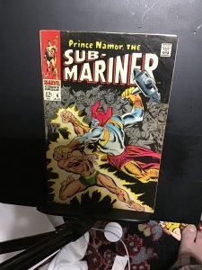 Sub-Mariner #4 (1968) mid-grade 4th issue key! FN- Wow
