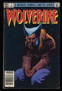 Wolverine (1982) #3 Limited Series Frank Miller! John Buscema Art!
