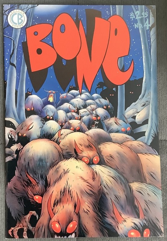 Bone #4 Second Printing (1992, Cartoon Books) NM-