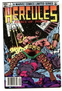 Hercules Prince of Power #1 1982- NEWSSTAND Marvel Comics- NM- 
