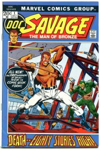 Doc Savage #1 1972- Hot Bronze Age Book- Movie coming starring the ROCK