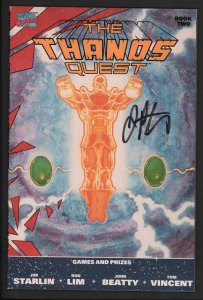 The Thanos Quest Vol.1 #2 (VF) Signed by Jim Starlin - 1988