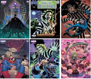 (2024) DC COMICS BEETLEJUICE COMPLETE 6 VARIANT COVER SET! BATMAN! WONDER WOMAN!